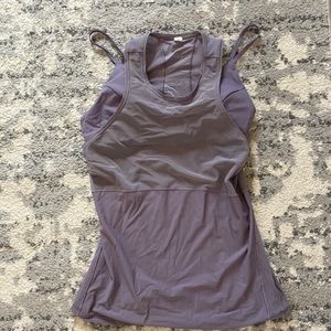 Lululemon tank top with built in bra